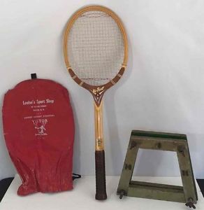 Vintage TAD Davis Hi-Point Wood Tennis Racquet 4 1/2