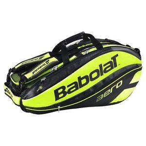Babolat Pure Aero 9 Pack Tennis Racquet Bag Neon Yellow Authorized USA Seller!