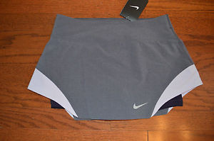 New Nike Women's Heathered Woven Tennis Skirt Skort 549837-506 Sz XS X-small