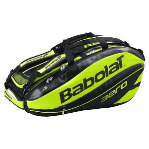 Babolat Pure Aero 12 Pack Tennis Racquet Bag Neon Yellow Authorized USA Seller!