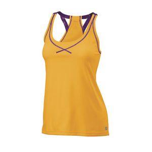 Wilson Camiseta Musculosa De Mujer Malla Boyfriend Naranja de tanque