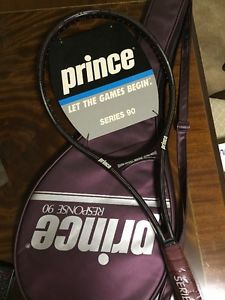 Vintage Prince Response 90,  4 3/8  No. 3 Brand New Tennis Racket with Cover