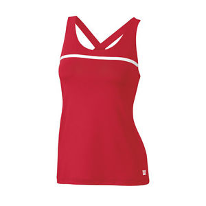 Wilson Camiseta Musculosa De Mujer Top tenis Tanque Del Equipo rojo