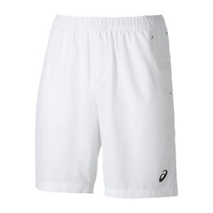 Asics Camisetas Hombre Short Club De punto blanco