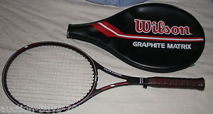 WILSON GRAPHITE MATRIX MIDSIZE TENNIS RACKET 4 3/8 L3 w/Cover