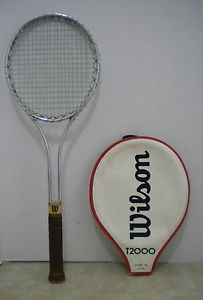 Wilson T2000 Steel Tennis Racquet Racket 4 1/4 - Choice of Jimmy Connors +VG
