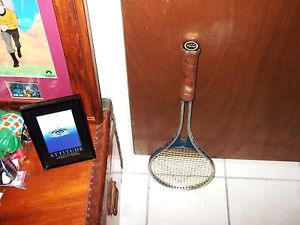 Head AMF MASTER Aluminum Tennis Racket Vtg Old Metal Racquet Leather Grip 4 5/8