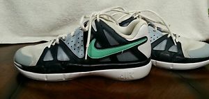 NIKE  Air Vapor Advantage tennis Women size 11 white/green/navy teal  599364-134