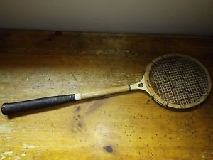 Vintage Bancroft Wooden Badminton Racquet