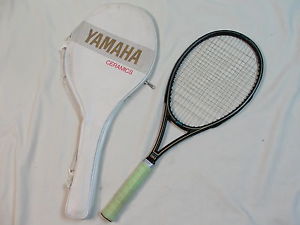 Yamaha Ceramics Silver 90 Tennis Racquet 4 1/4 w/cover Prince Grip