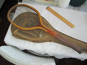 Vintage Early "Knickerbocker" Tennis Racquet w/ Case - VGC