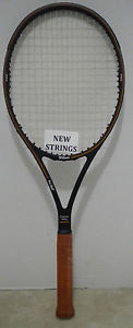 Wilson Pro Staff MidPlus 95 Tennis Racquet 4 1/4 - NEW STRINGS + Fairway Grip
