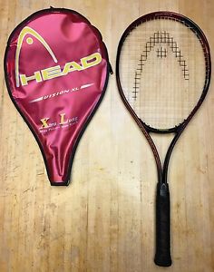 Head Vision XL Tennis Racquet 4 3/8 (WITH Case)