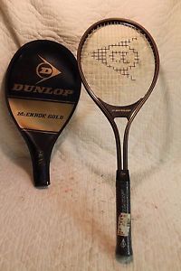 New Dunlop McEnroe Gold Tennis Racquet Racket