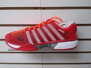 K-Swiss Hypercourt Express Men's Tennis Shoes - New - Size 10 - Red/Orange