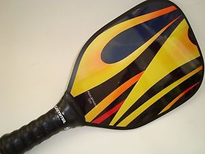 QUICK AT NET PICKLEBALL PADDLE CLASSIC HOT ROD FLAMES T200