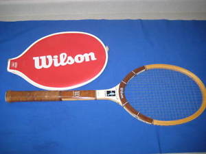 Wilson Chris Evert Autograph Tennis Racquet Professional Vintage 1970's + Cover