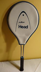 Vintage HEAD AMF Standard Aluminum Tennis Racquet with Cover 4 1/2 L