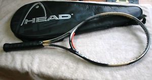 HEAD SUPER SIZE POWER TECH XL TENNIS RACQUET UNSTRUNG, WITH FULL COVER