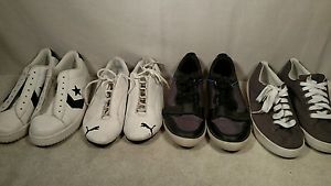 Lot of 4 mens tennis shoes size 9.5