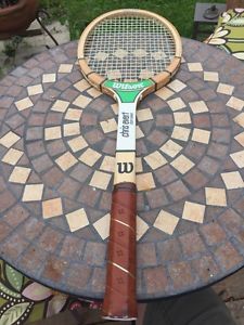 Vintage WILSON CHRIS EVERT Wooden Tennis Racquet 4 3/8