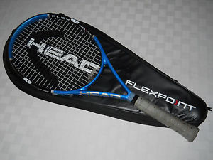 HEAD LIQUID METAL FLEX POINT 4 OVERSIZE 107 SQ. INCH TENNIS RACQUET & BAG  4 5/8