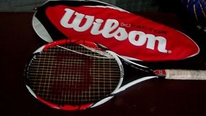 WILSON [k] FACTOR SIX.ONE 95 18 X 20 TENNIS RACQUET 4 3/8 