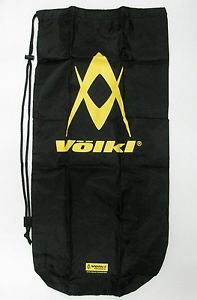 Volkl Tennis Racquet Cinch Bag Sacks Cover Black w/ Yellow Logo - LOT OF 6 - NEW