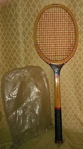 VINTAGE BENCROFT STREAM LINER TENNIS RACKET USA CRYSTAL FINISH