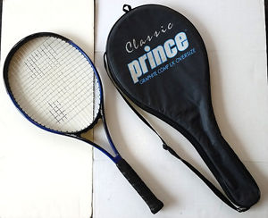 Prince Graphite Comp LX Oversize Tennis Racket With Full Cover #3  4 3/8 Handle