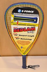 E-Force Bedlam Longstring Racket NEW 22" 195G Racquetball