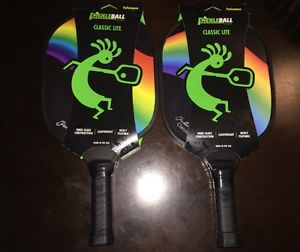 2 New PickleBall Now Rainbow Classic Lite Performance Paddle K1024-06 $160