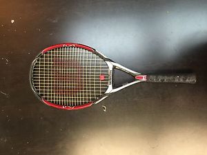 WILSON K FACTOR K FIVE 108 OS TENNIS RACKET RACQUET STRUNG 4-1/2 L4