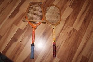 Vintage Billie Jean King Tennis Racket Lot of Two