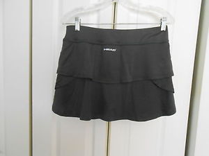 HEAD--SLATE GRAY TIERED SKIRT----MEDIUM