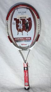 Wilson Six.One 95S Spin Effect Tennis Racquet, 4.25. FREE SHIPPING!!  US Only