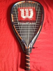Wilson Rage Racquetball Racket Power Strings GUC!