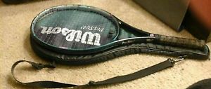 wilson pro staff 6.0 tennis raquet 4 1/4 grip original case