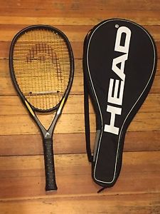 Head intelligence i.s12 tennis racquet racket with case 4 3/8