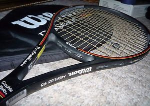 original wilson pro staff 6.0 si very light use classic with cover! rare
