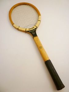 Vintage Spalding Mercer Beasley Wood Tennis Racquet 4 5/8 Medium Signature Model