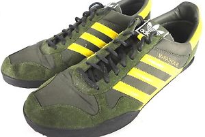 ADIDAS Marathon 80 Men's Tennis Shoes Green/Yellow Size 12.5 (12 1/2)