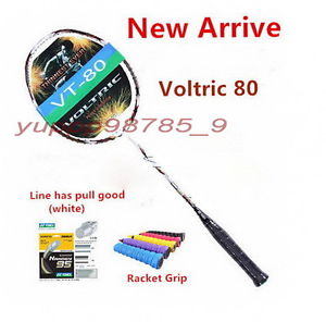 New VT-80 Badminton Racket New Voltric 80 Badminton Racket Carbon Fibre Rackets