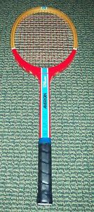 Vintage Wilson Billie Jean King Wood Tennis Racquet Strata Bow with Case