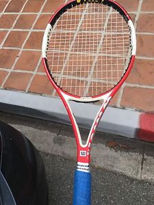 WILSON NCODE SIX ONE 95 16x18 TENNIS RACQUET GRIP 4 3/8