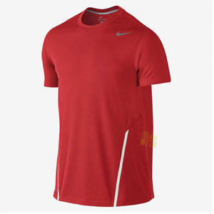 Nike Camisetas Hombre Camiseta energía UV Crew 523217-696 rojo