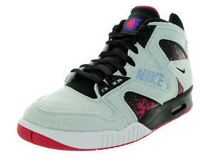 Nike Men's Air Tech Challenge Hybrid Denm Wshd Dnm/Blk/Fchs Frc/Drk  Cncr Tennis