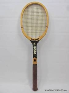 Bancroft Bjorn Borg Personal Tournament Tennis Racquet Wooden Grip Size 4-1/2