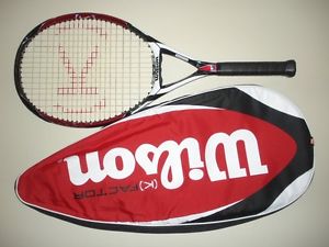 WILSON K-FACTOR K-FIVE OS 108  K-5 TENNIS RACQUET 4 1/4  27.25