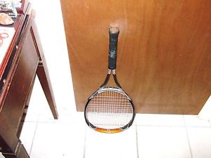 Prince AIR DB Triple Threat Oversize Tennis Racket Vtg TITANIUM Racquet 4 3/8 in